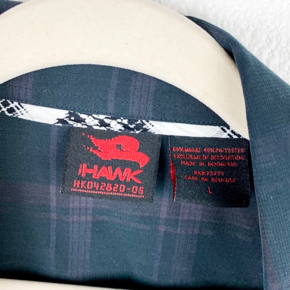 😄 Tony Hawk plaid short sleeve button down shirt - Picture 6 of 7